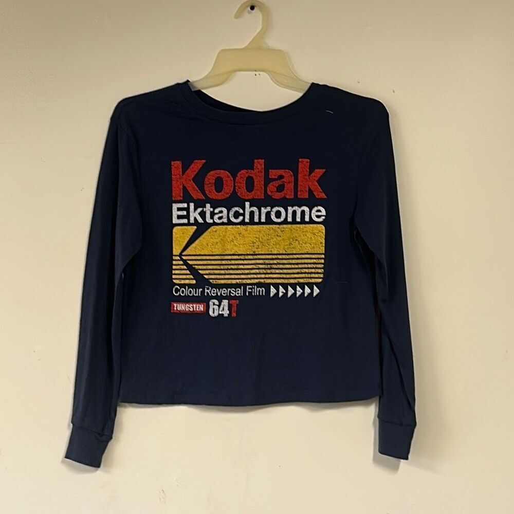 Women’s Retro Kodak Film Medium Long Sleeve Shirt